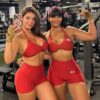 MYC Fitnesswear, the best workout fitnesswear. Picture of two females in workout sets.